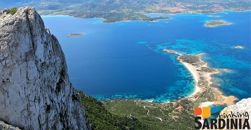 The island Tavolara in Sardinia