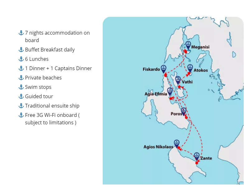 Zakinthos route