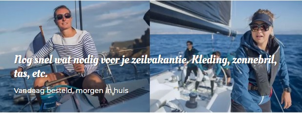 zeilvakantie koopjes